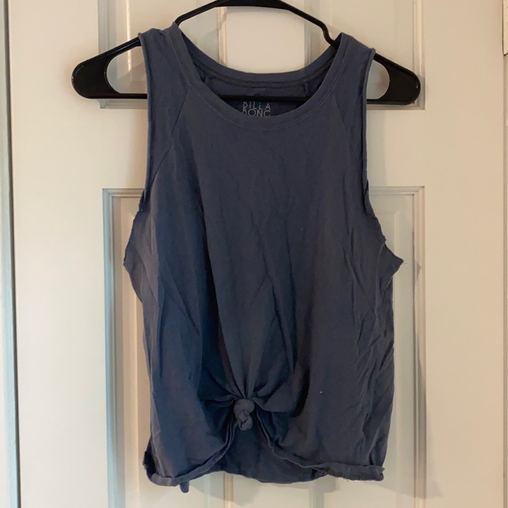 Billabong blue tie tank top